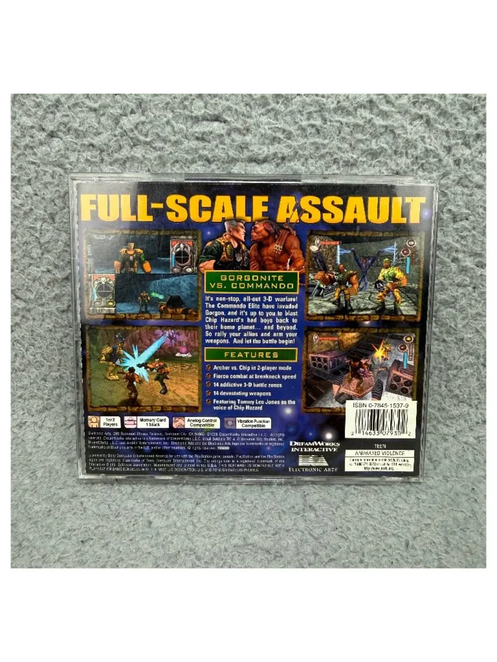 Small Soldiers Sony Playstation 1 CD Game 1998 PS1 Complete